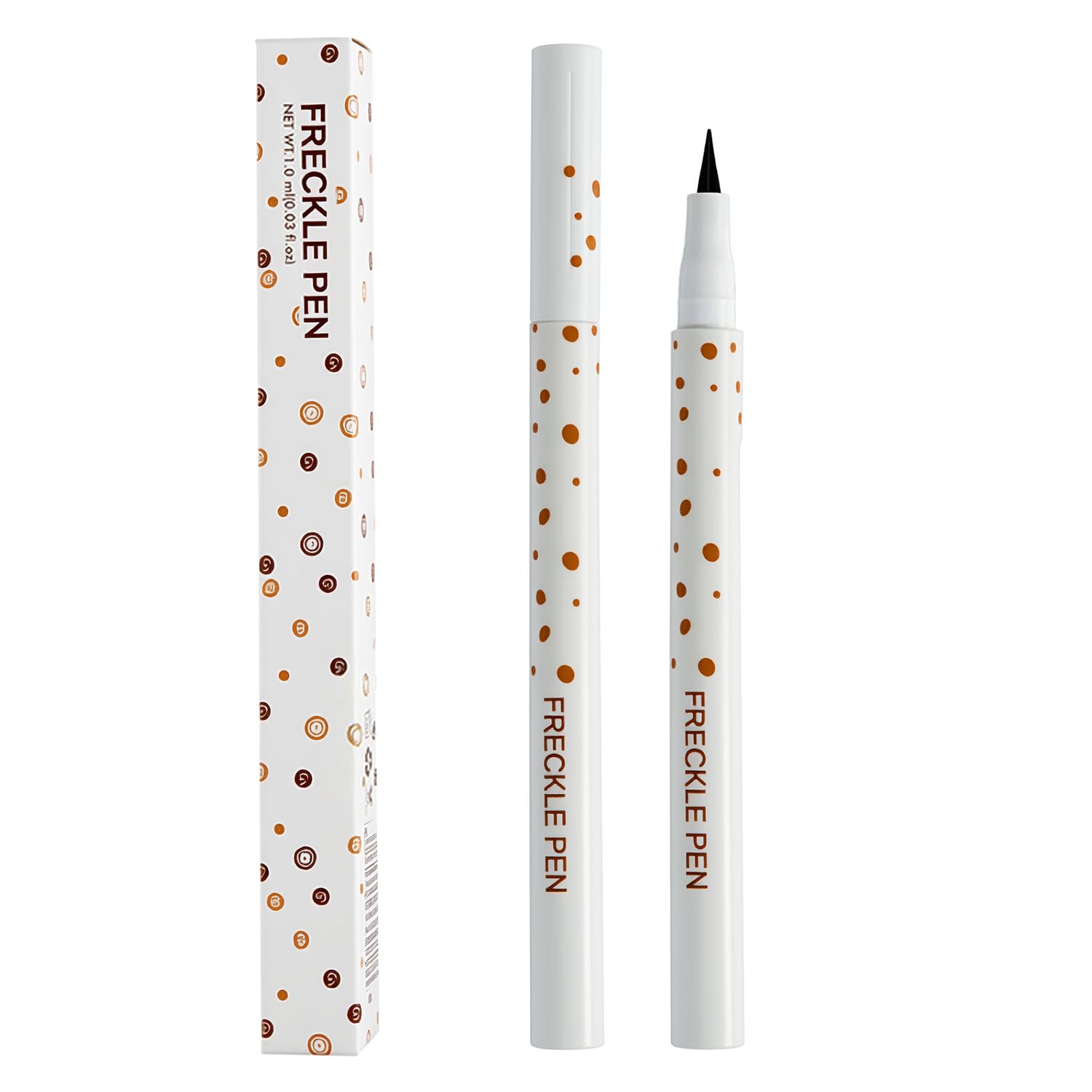 Freckle Pen for Face Waterproof Long Lasting - Natural Faux Freckles Makeup Pen with Precision Tip, Vegan and Cruelty Free, Light Brown for Daily Use and Special Occasions