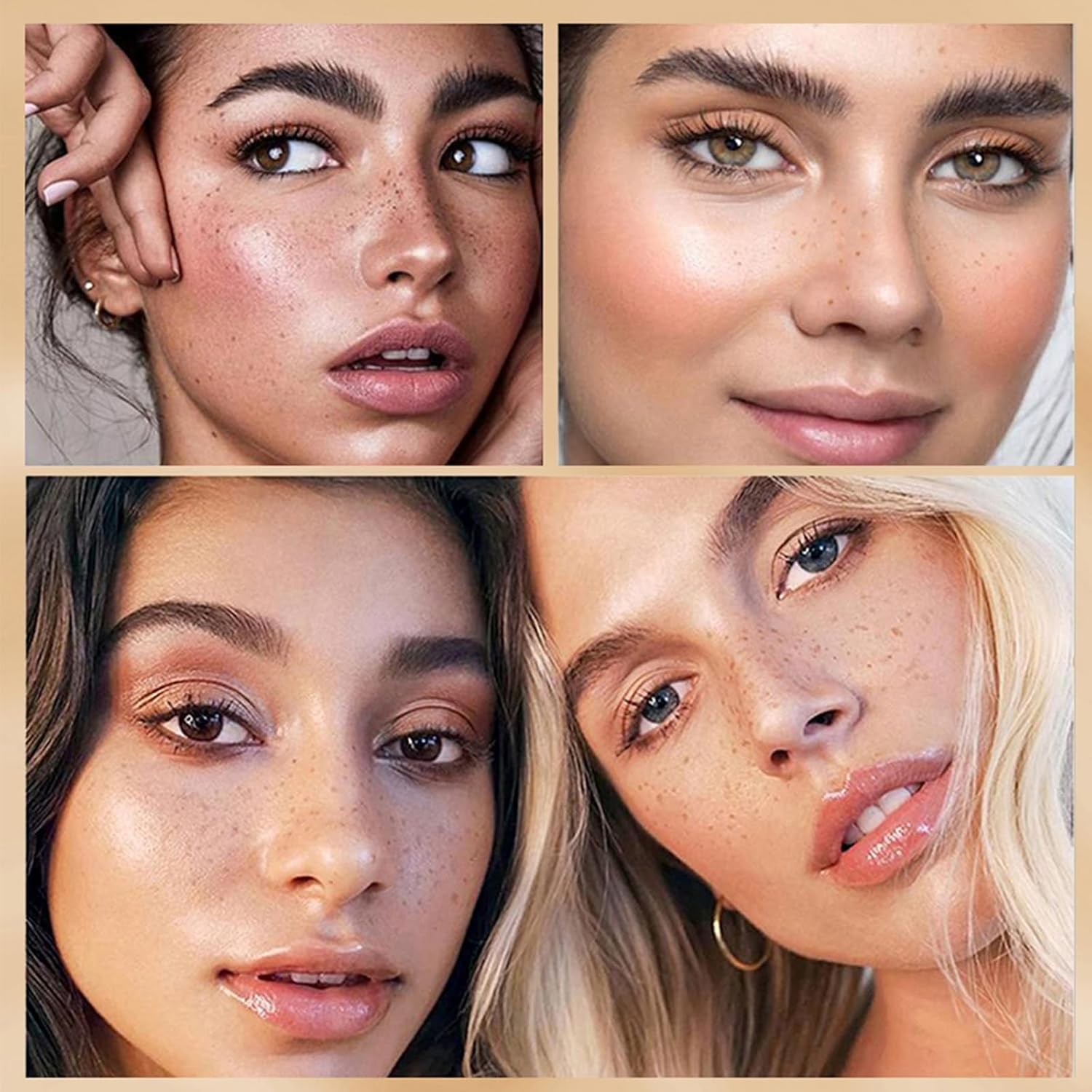 Freckle Pen for Face Waterproof Long Lasting - Natural Faux Freckles Makeup Pen with Precision Tip, Vegan and Cruelty Free, Light Brown for Daily Use and Special Occasions