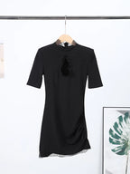 Sexy Lace Patchwork Dress 