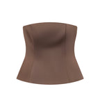 Satin Texture Pants Set 2Pc Suit 