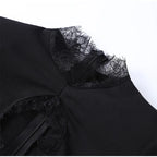 Sexy Lace Patchwork Dress 