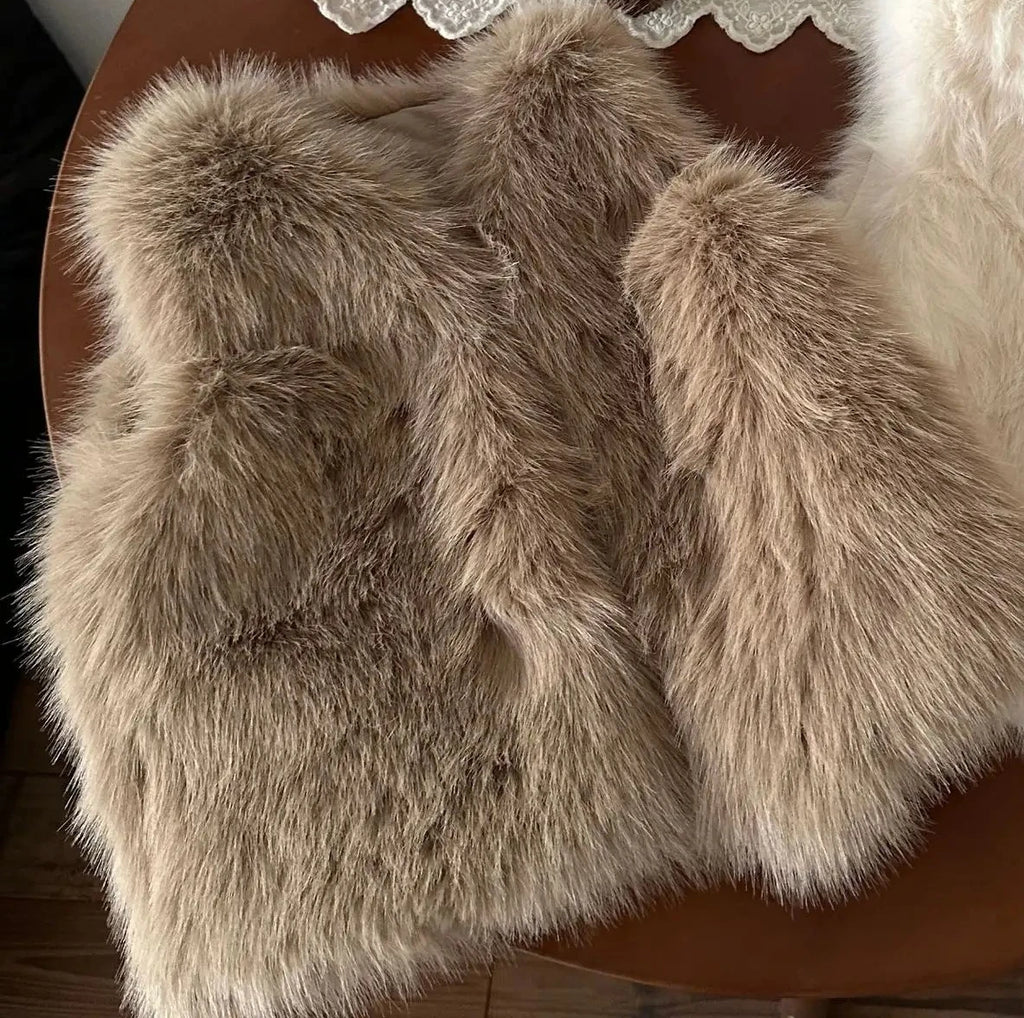 Children Stylish Imitation Fur Vest