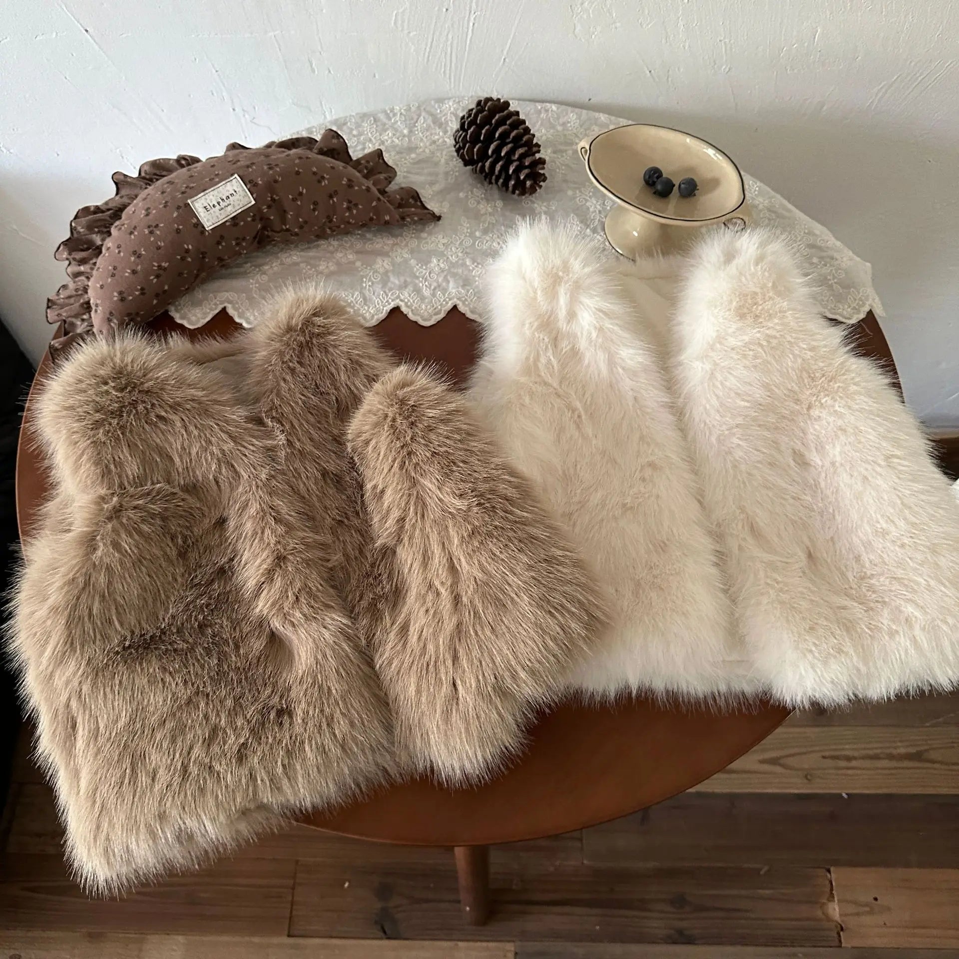 Children Stylish Imitation Fur Vest