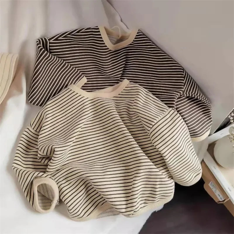Children Long Sleeve Cotton T-Shirts