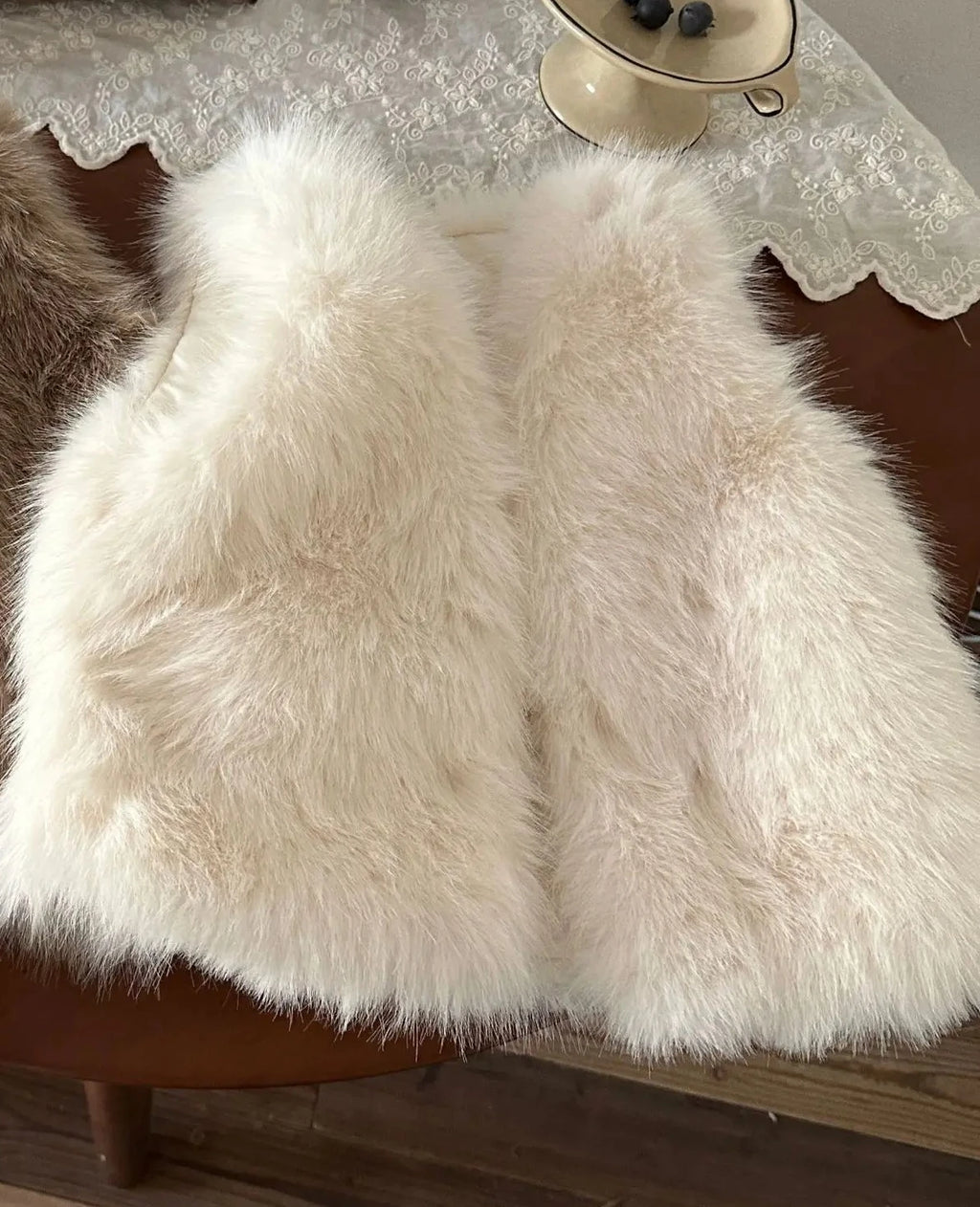 Children Stylish Imitation Fur Vest