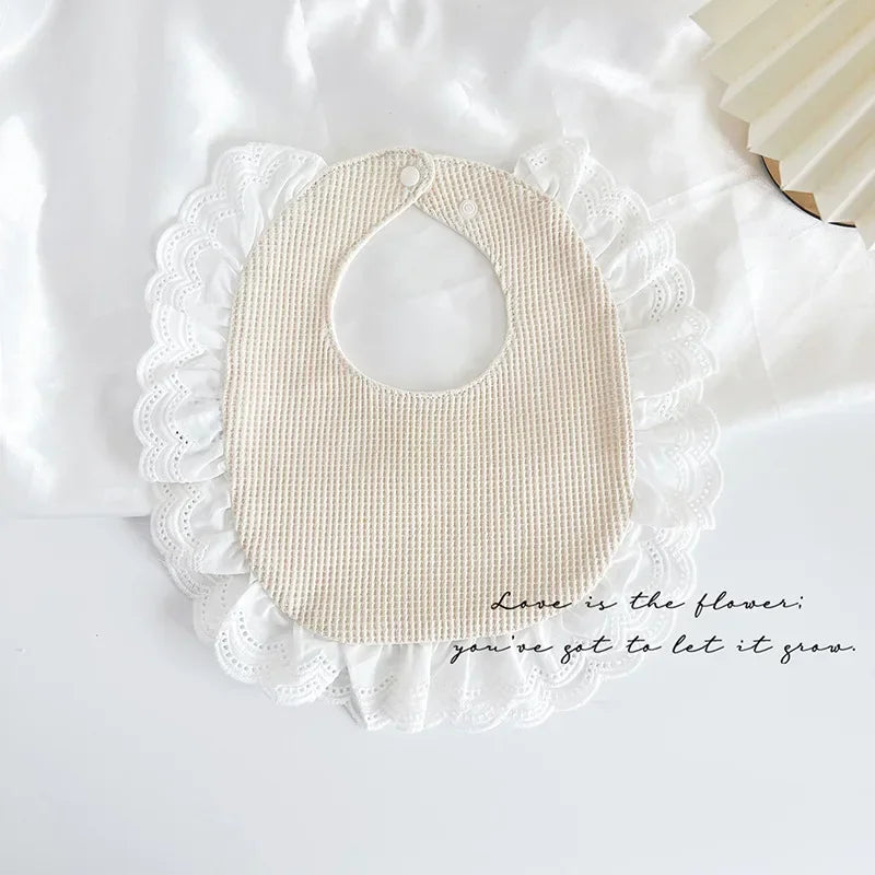 Baby Cotton Bibs U-Shaped Waterproof Scarf 