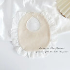 Baby Cotton Bibs U-Shaped Waterproof Scarf 