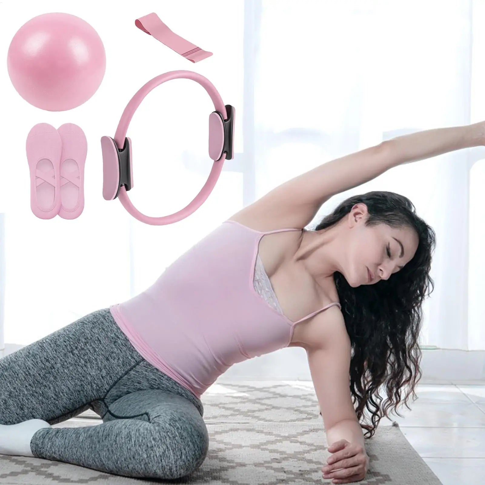 Pink Pilates Set Women 