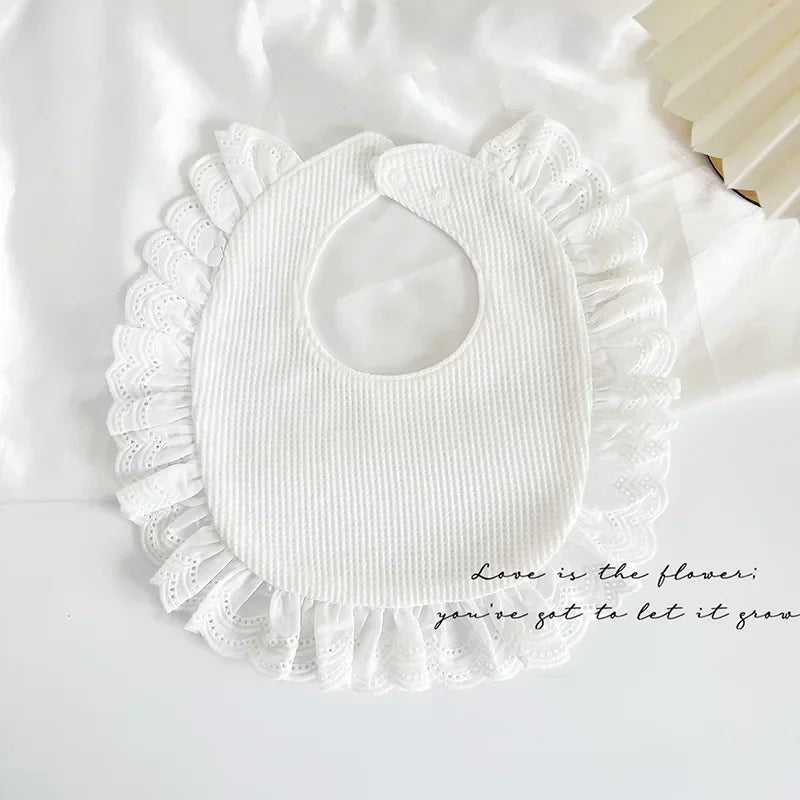Baby Cotton Bibs U-Shaped Waterproof Scarf 